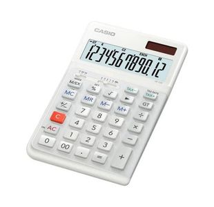Casio Je-12E 12 Digit Erg Calc Wht