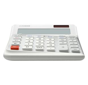 Casio De-12E 12 Digit Erg Calc White