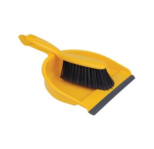 Dustpan And Brush Set Yellow