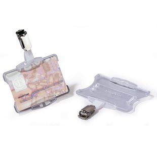 Durable Security Pass Hldr Clr Pk25