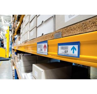 Magn Doc Pocket 100X38Mm Blue Pk50