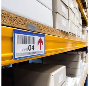 Magn Doc Pocket 150X67Mm Blue Pk50