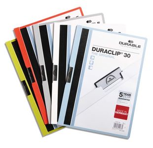 Durable 3Mm Duraclip File Blk Pk25