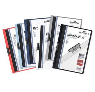 Durable 3Mm Duraclip File Blk Pk25