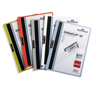 Durable 3Mm Duraclip File Dk Blu P25