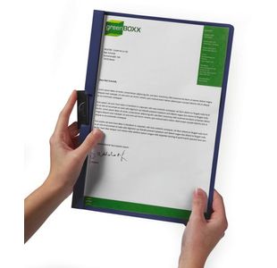 Durable 6Mm Duraclip File A4 Blu P25