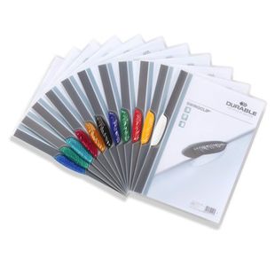 Durable Swingclip Folder A4 Blk Pk25