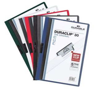 Durable Duraquick Folder A4 Blk Pk20