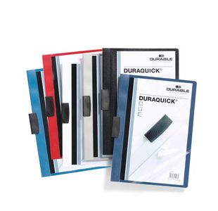 Durable Duraquick Folder A4 Blk Pk20