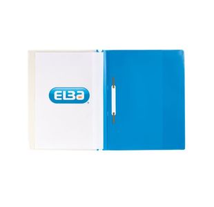 Elba Quotation Fldr A4 Blue Pk25