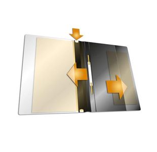 Durable Duraplus Pres Folder Blk P25