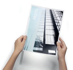 Durable 6Mm Spine Bar A4 Blk Pk100