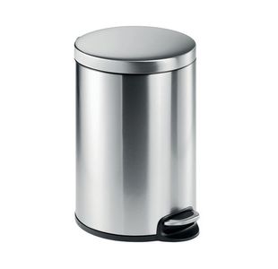 Durable Ssteel Pedal Bin Round 20L