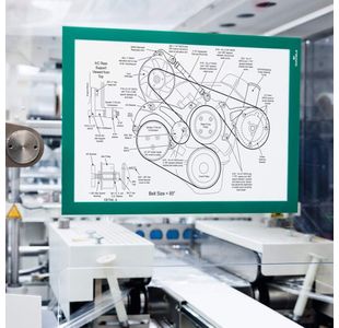 Durable Duraframe S/Adh Frm Grn Pk2