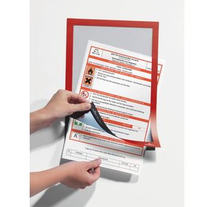 Durable Duraframe S/Adh Frm Red Pk2