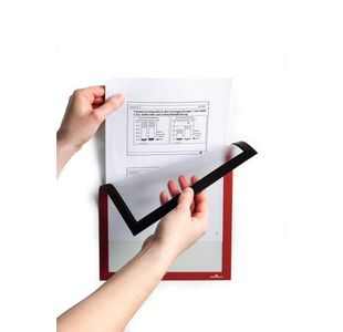 Durable Duraframe Magn A4 Red Pk5