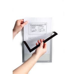 Durable Duraframe Magn A4 Slver Pk5