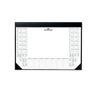 Durable Calendar Dsk Mat 590X420 Blk