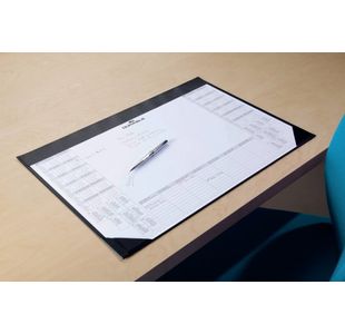 Durable Calendar Dsk Mat 590X420 Blk