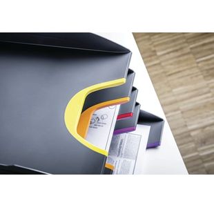 Durable Varicolor Eco Letter Trays