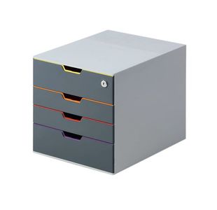 Durable Varicolor Safe 4 Drawer Unit