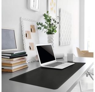 Durable Desk Mat Contour 650X520 Blk