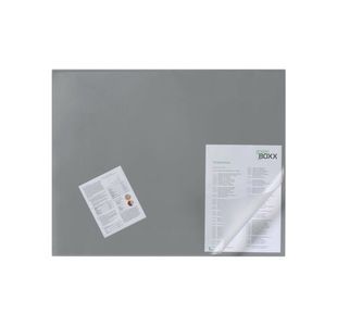 Durable Desk Mat 650X520Mm Clr/Gry