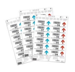 Durable Insert Sheets 100X38Mm Pk240