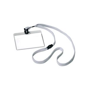 Durable Name Badge Txtle Lanyrd Pk10