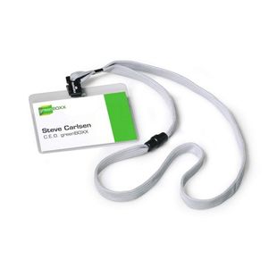 Durable Name Badge Txtle Lanyrd Pk10