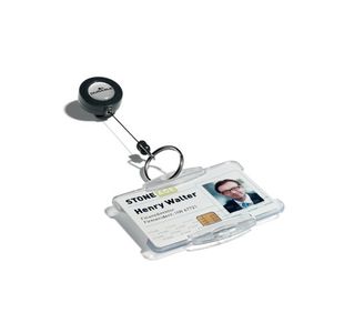 Durable Badge Reel Keyring Char Pk10