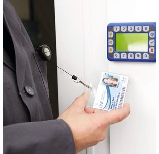 Durable Badge Reel Keyring Char Pk10