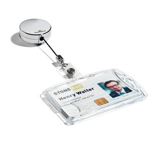 Durable Hd Badge Reel Fastener Pk10