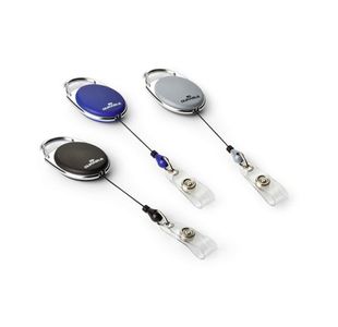 Durable Badge Reel Style Pk10 Drk Bl