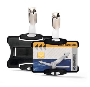Durable Security Pass Hldr Blk Pk25