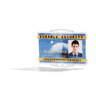 Durable Id Card Holder Clear Pk10