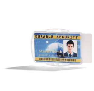 Durable Id 2 Card Holder Clear P10