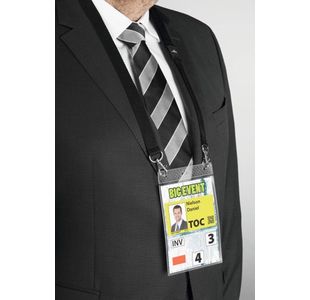 Durable Name Badge With Lanyard P10