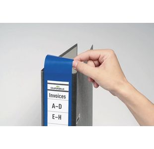 Durable Ordofix Spine Label Blu Pk10