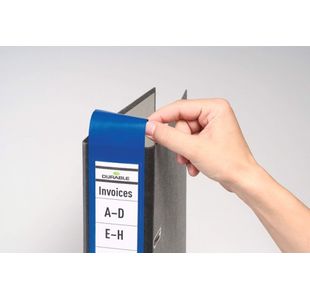 Durable Ordofix Spine Label Blu Pk10