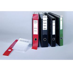 Durable Ordofix Spine Label Grn Pk10