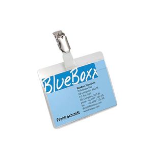 Durable Name Badge 60X90Mm Clip Pk25