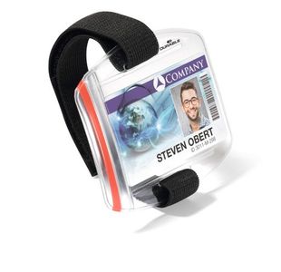 Durable Sec Arm Band Id Hldr Pk10