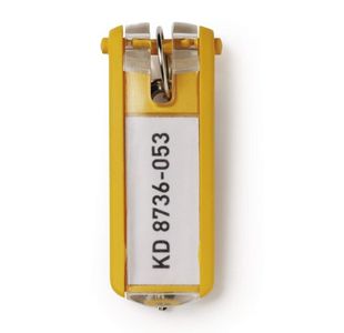 Durable Key Hldr Key Clips Ast Pk24