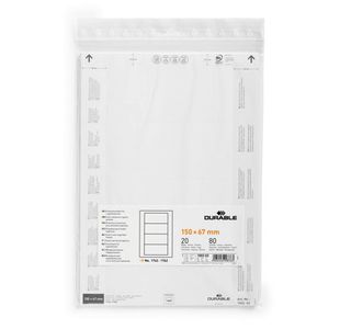 Durable Insert Sheets 150X67Mm Pk80