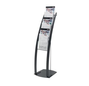 Deflecto Contemp Floor Stand 6 Pkt