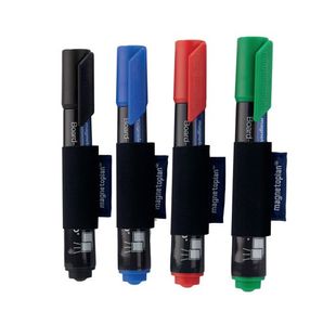Magnetoplan Mkr Pen Hldr Blk Pk4