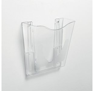 Deflecto Steritouch W/Pocket Pt Clr