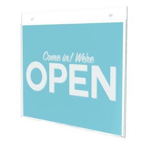 Deflecto Wall Sign Hldr A4 Landscape