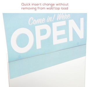 Deflecto A3 Landscape Wall Sign Hldr